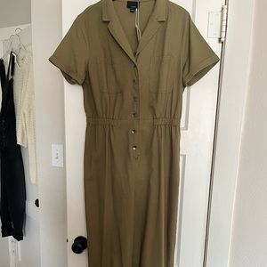 Super cute olive green jumpsuit